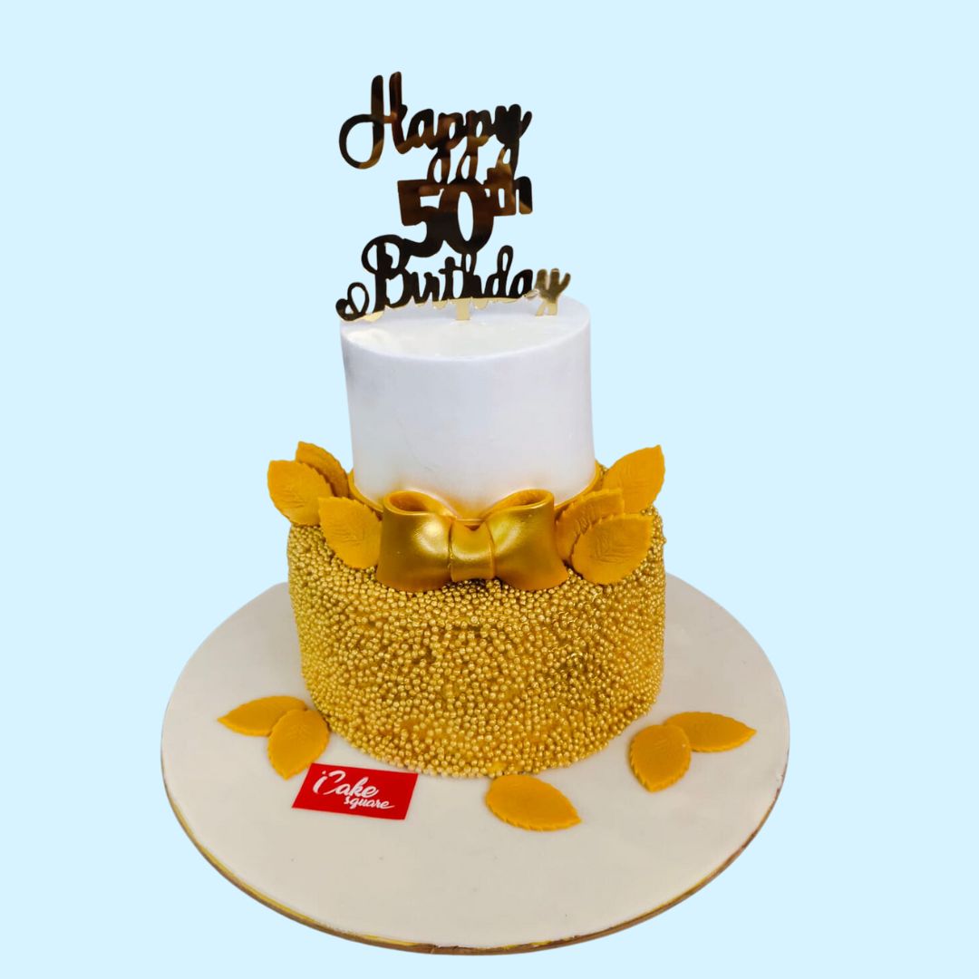 50th Birthday Theme Cake - Cake Square Chennai