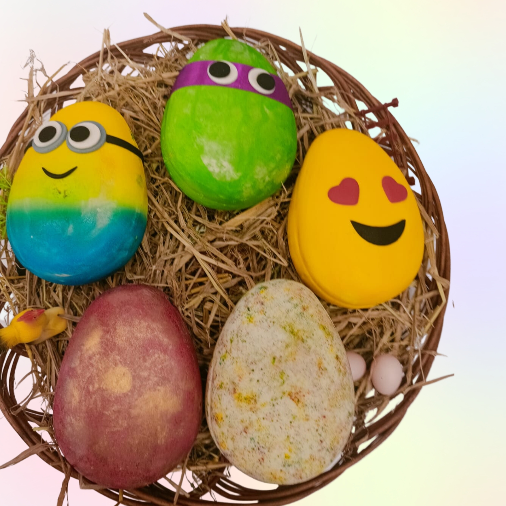 Colorful Chocolate Easter Eggs