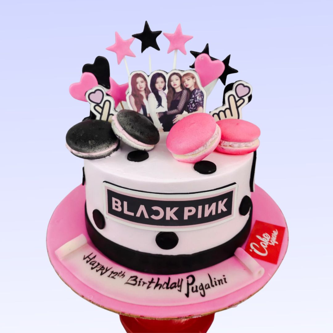 Share 184+ black pink cake super hot