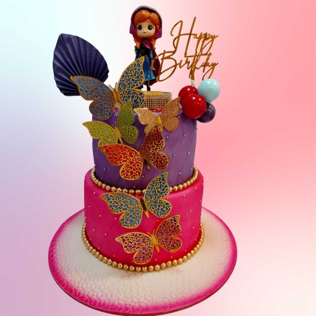 Colourful Mini Mermaid Birthday Cake | cakewaves