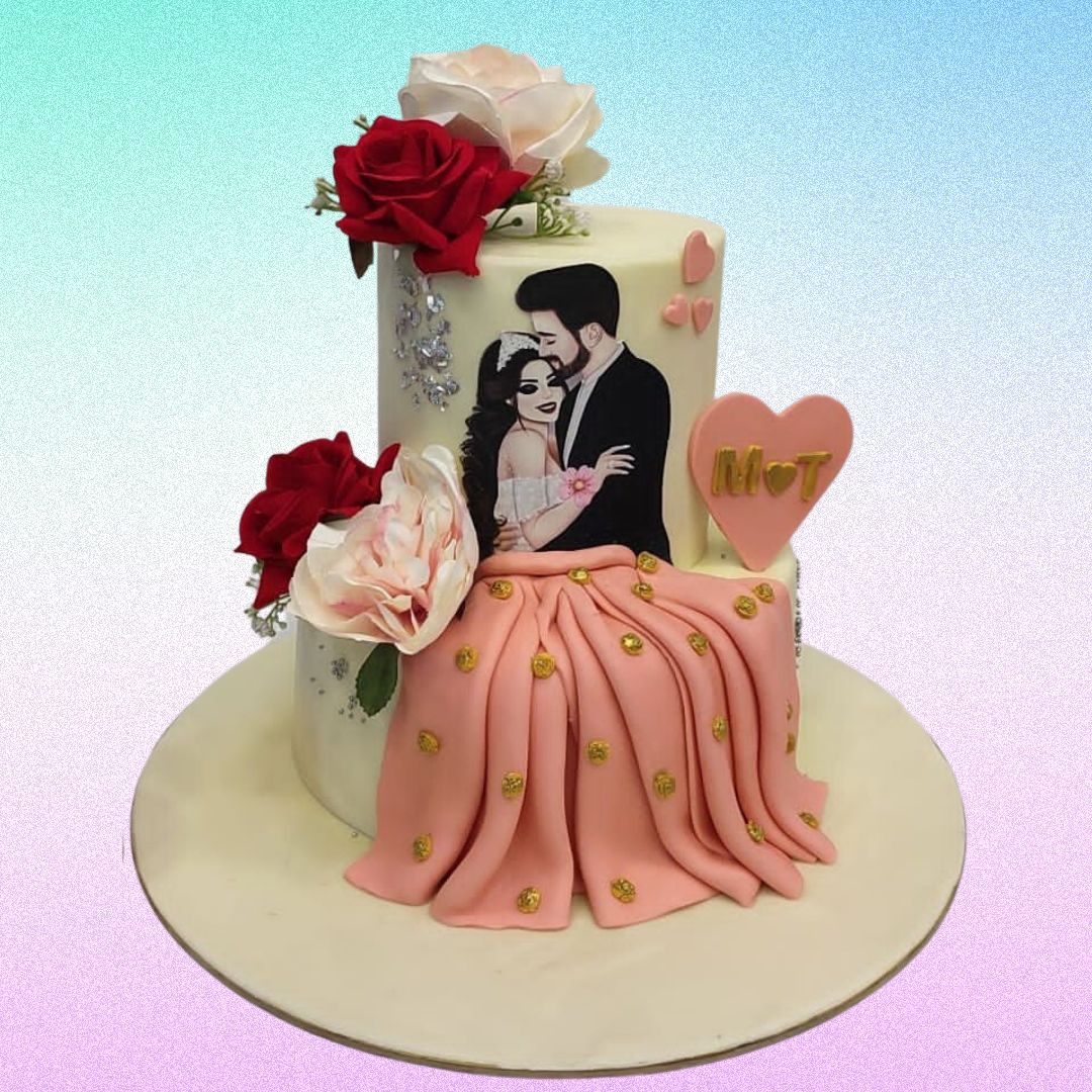 Order Couple Love Cake Online | Free Shipping – Expressluv-India