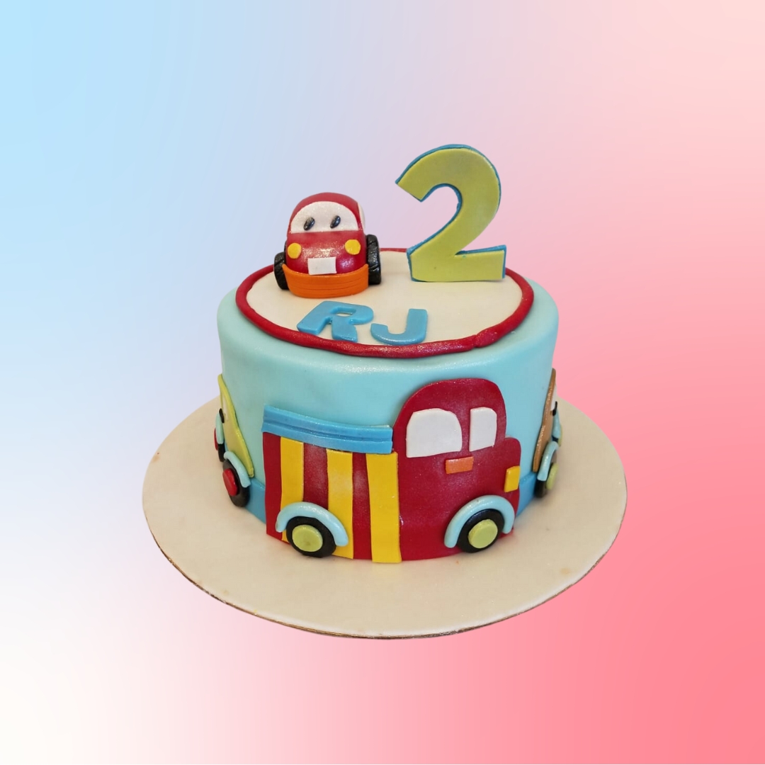 Car Birthday Cake - Treats Homemade-sgquangbinhtourist.com.vn