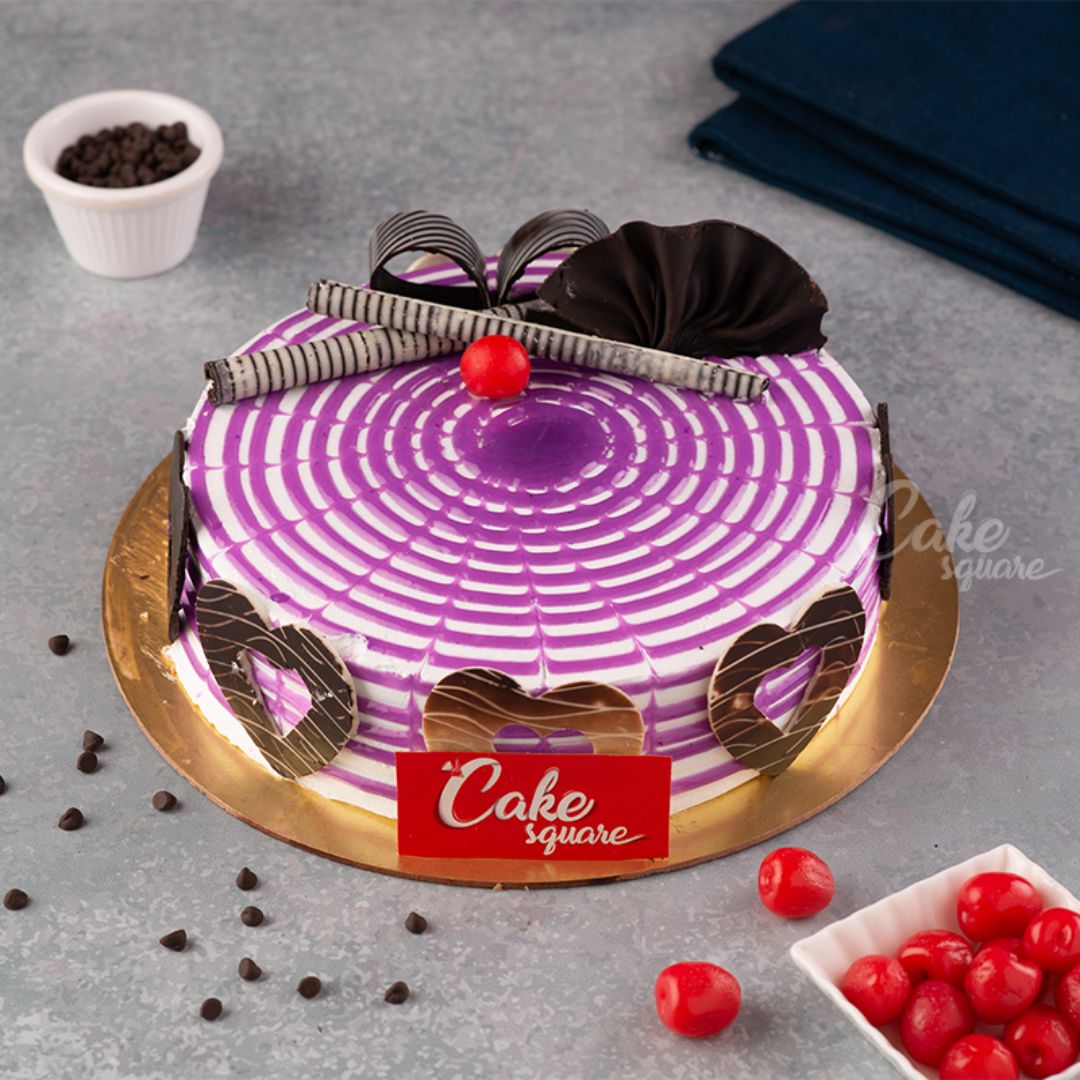 Black Currant Half Kg Cheese Cakes By Cake Square | Send Cakes to Chennai |  Eggless Fruit Cakes - Cake Square Chennai | Cake Shop in Chennai