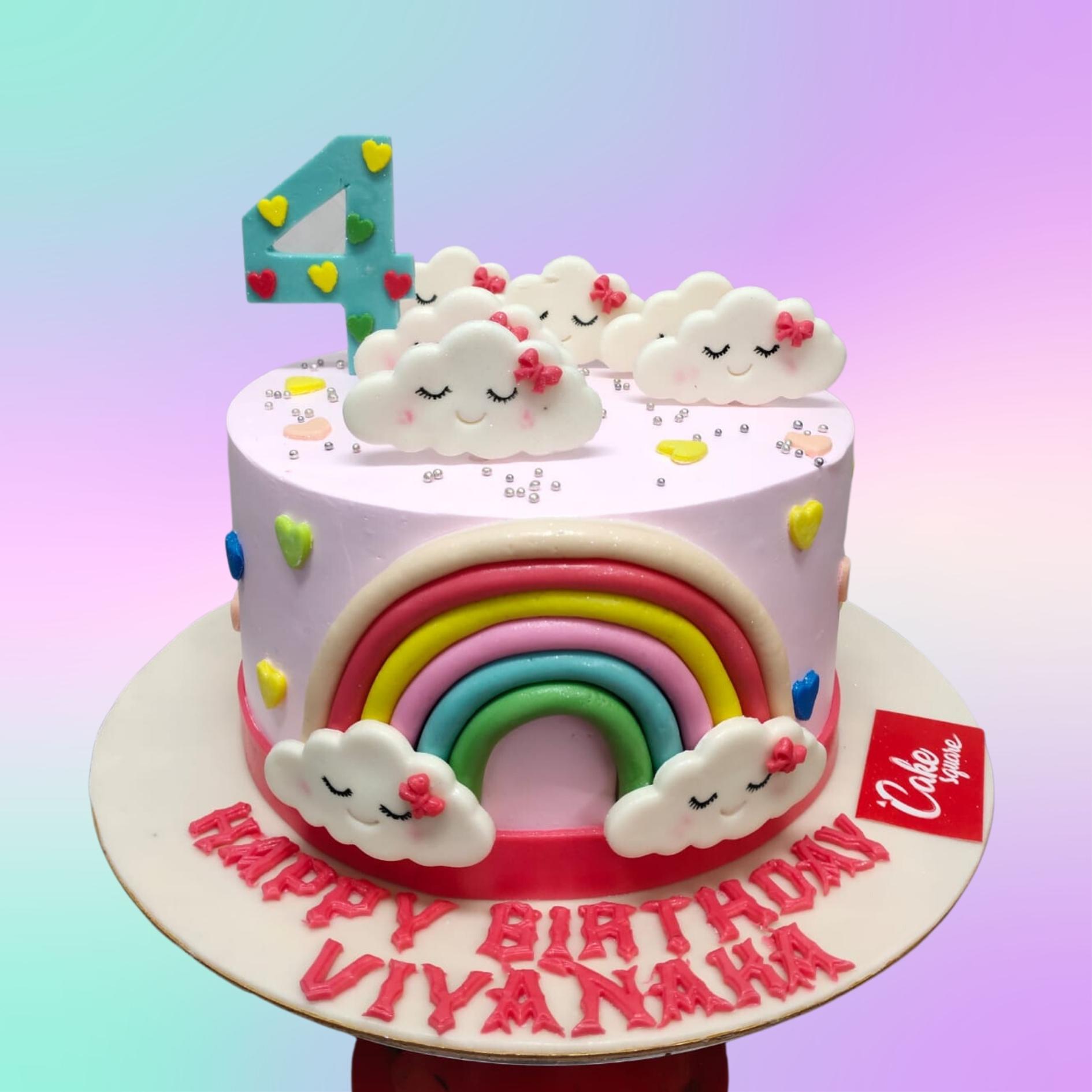 Cloud Rainbow Party Decor Cake | Rainbow Cloud Cake Topper | Rainbow  Decorations Cake - Cake Decorating Supplies - Aliexpress