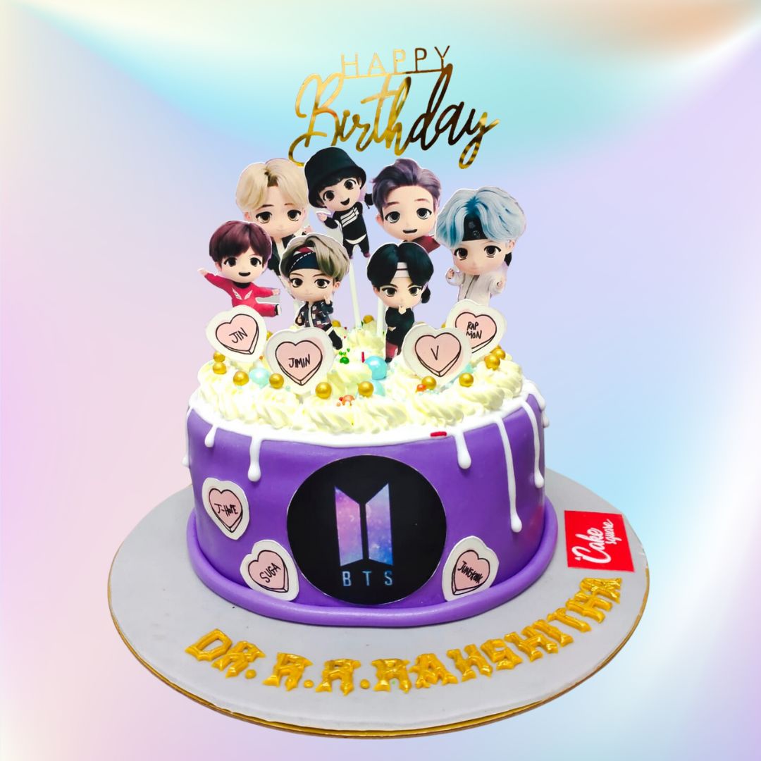 Buy BTS Birthday Cake | Fully Customisable | Free Delivery