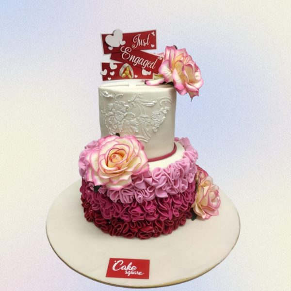 Lovely Anniversary 1 Kg Cake by Cake Square Chennai | Send Cakes to Chennai  | Same Day Delivery - Cake Square Chennai | Cake Shop in Chennai