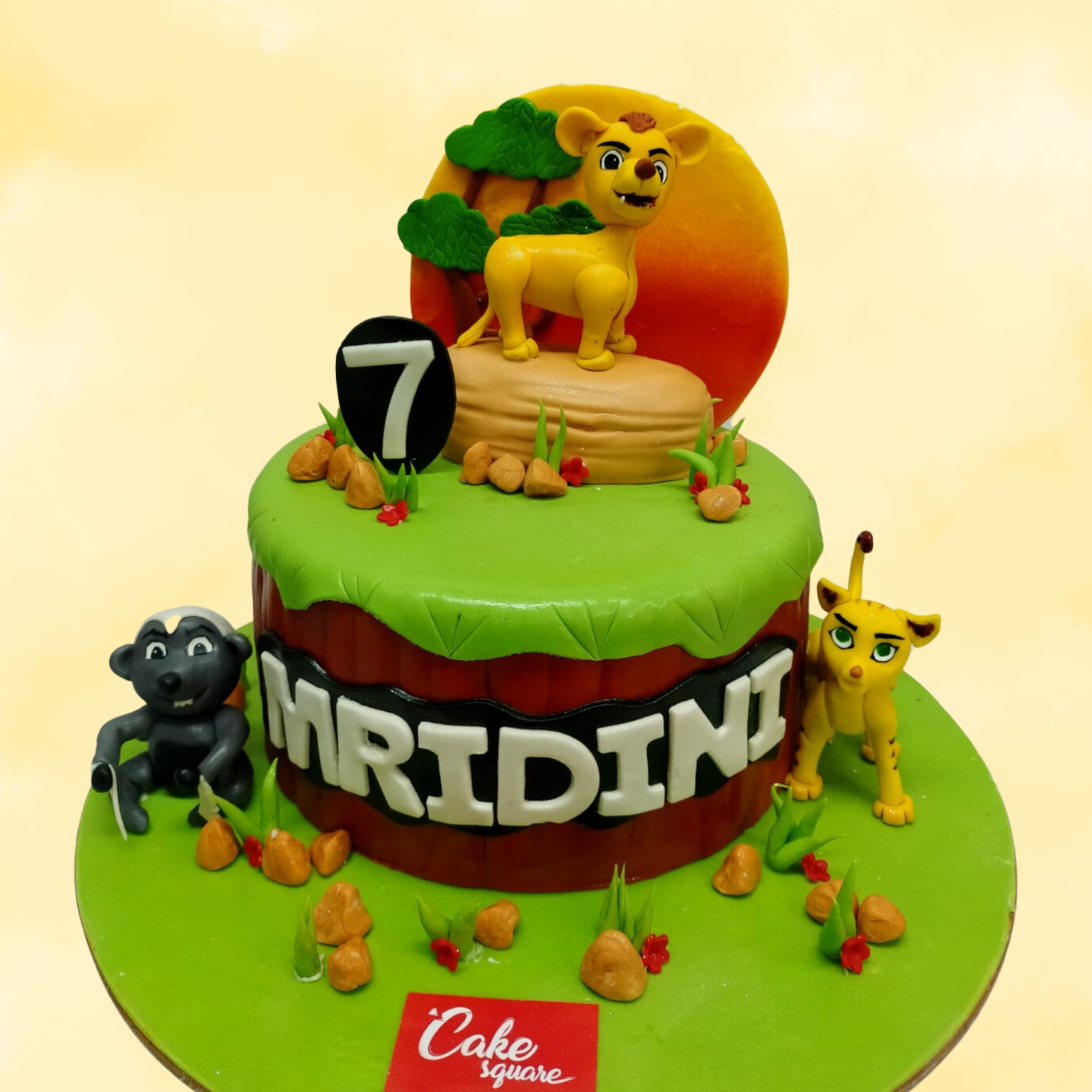 Lion King Kids Birthday Cake 71 - Cake Square Chennai | Cake Shop in Chennai