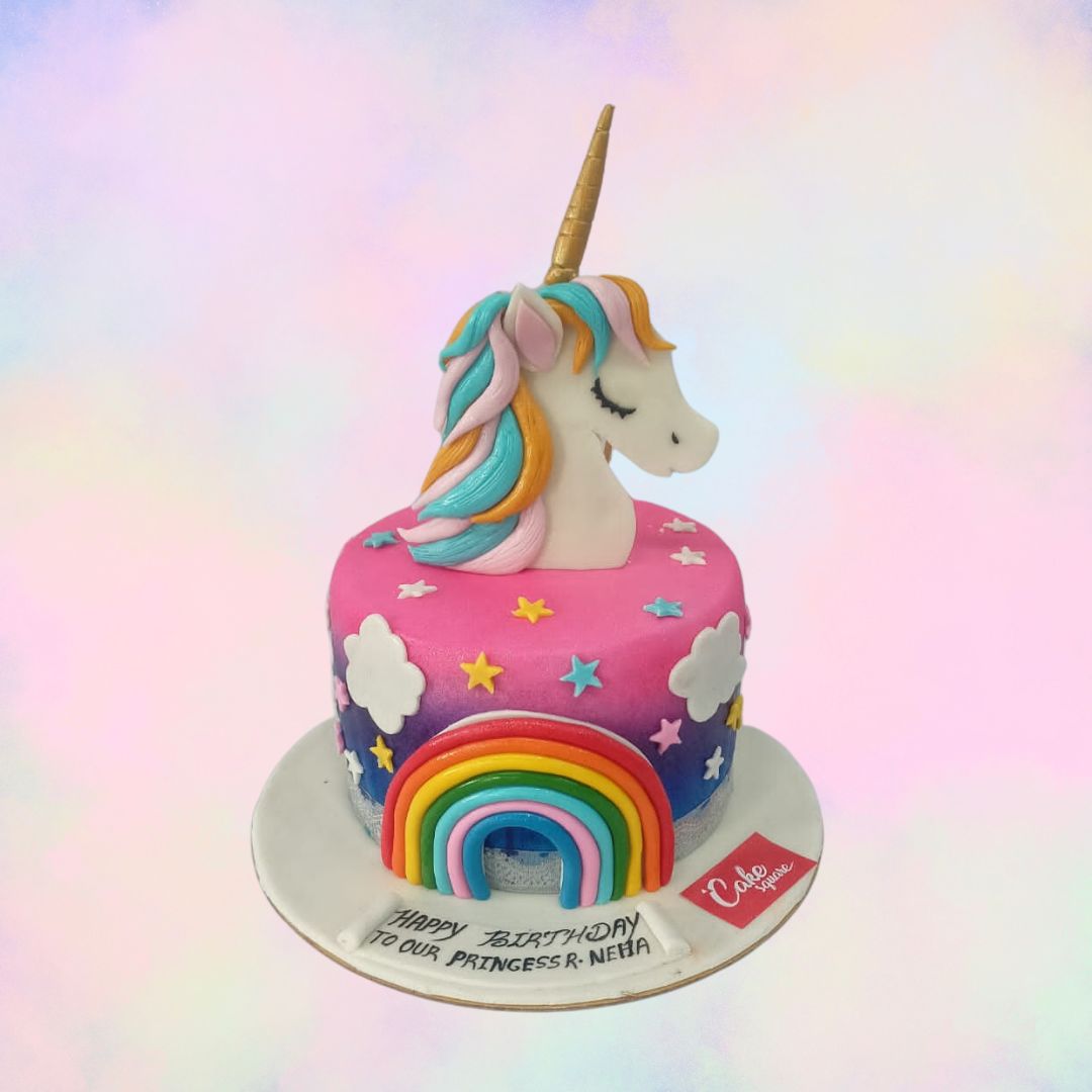 The Quick Unpick: The Rainbow Unicorn Cake semi-tute