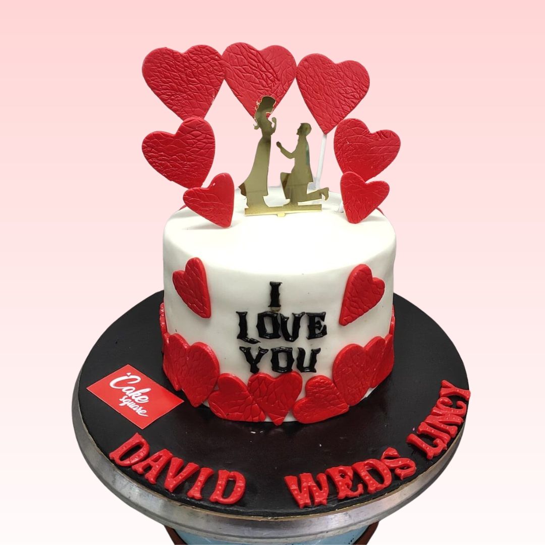 Sticker Hub Proposal Glitter Cake Topper to Celebrate your Propose Day-  Valentine's Day Special_GGCT66 : Amazon.in: Toys & Games