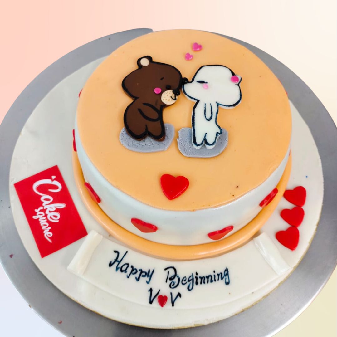 Heart Shaped Anniversary Cake - Online Delivery Cake in Delhi/NCR-nextbuild.com.vn