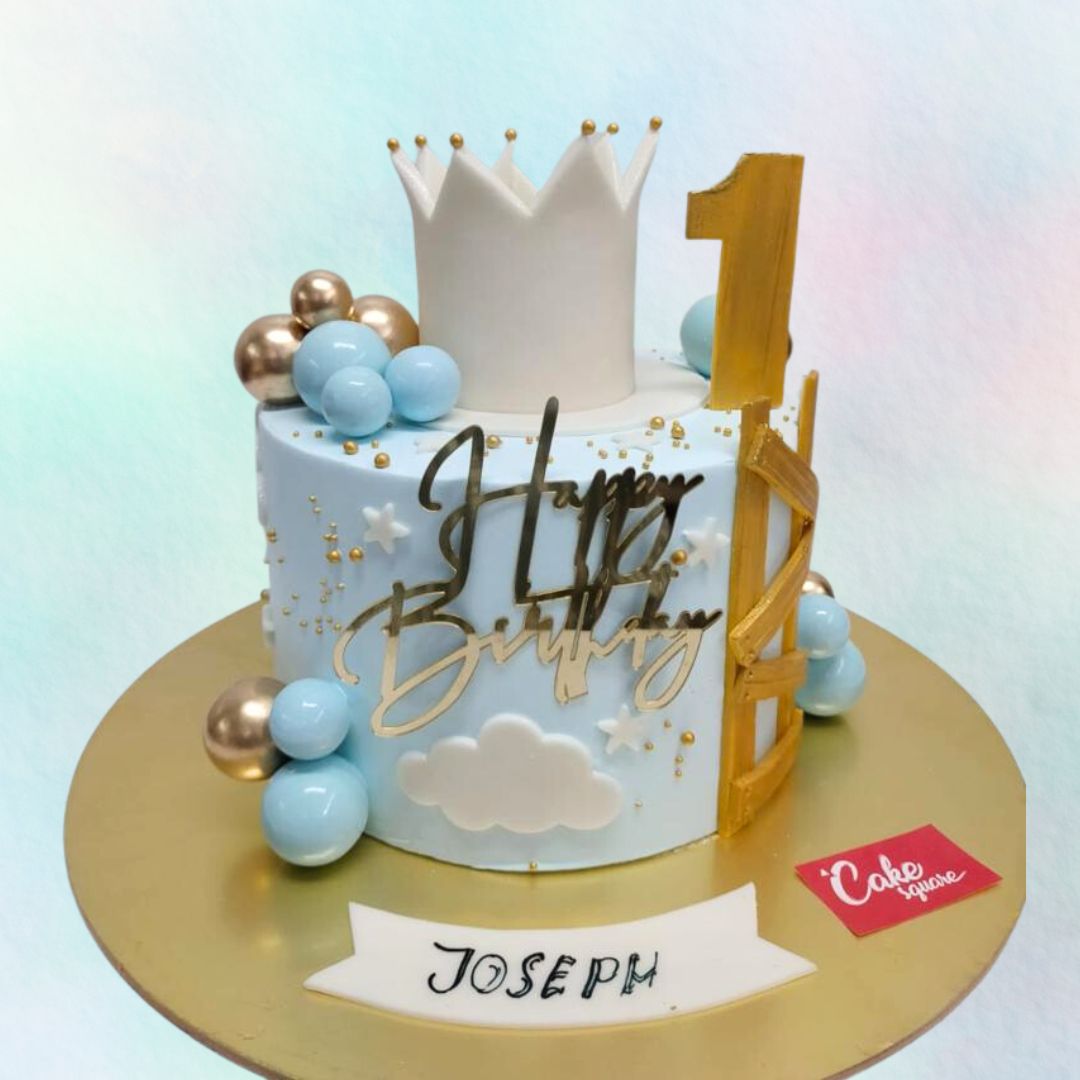 Acrylic Gold Mirror It's a Boy Baby Shower Cake Topper | Online Party  Supplies