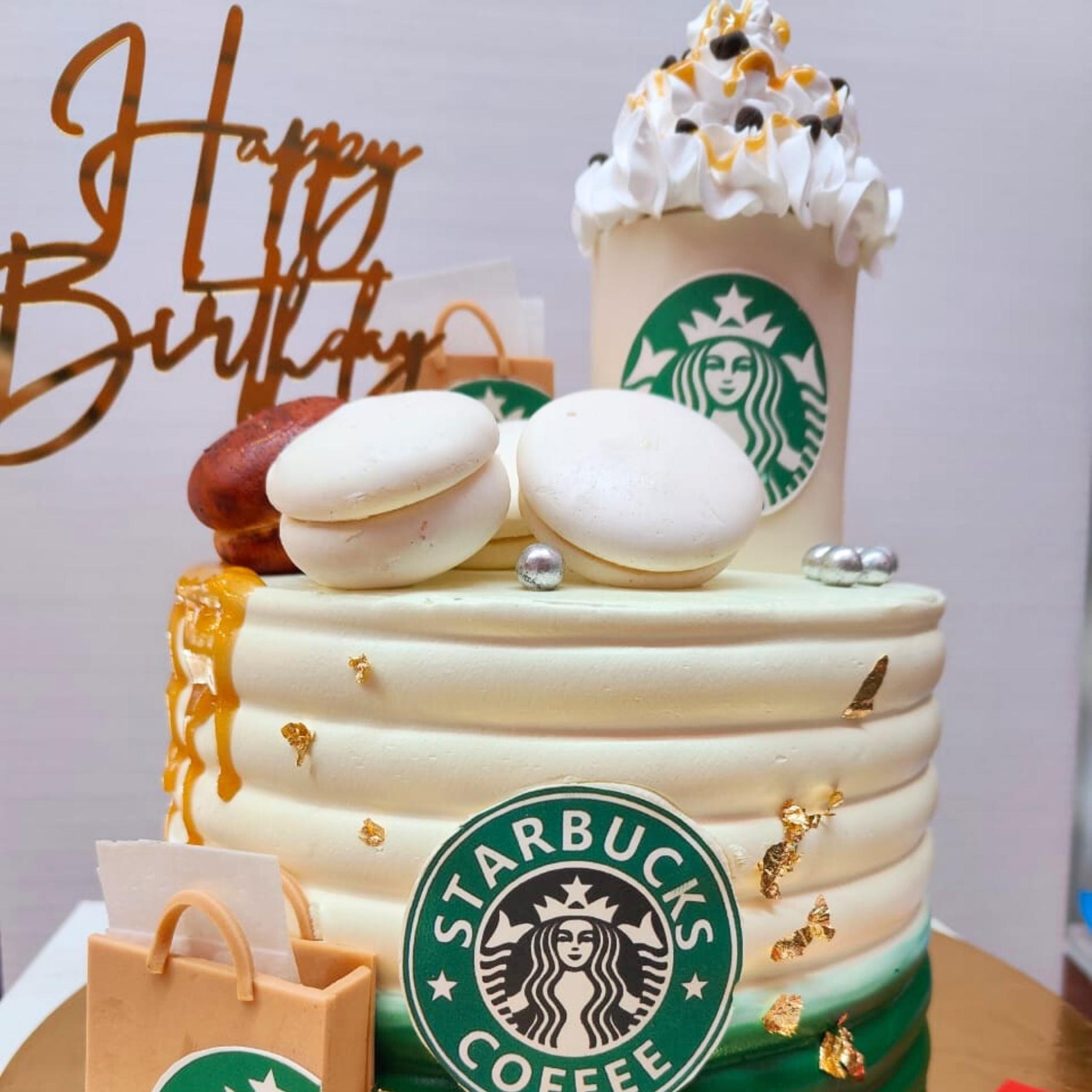 Starbucks Theme Birthday Cake For Him 187 - Cake Square Chennai