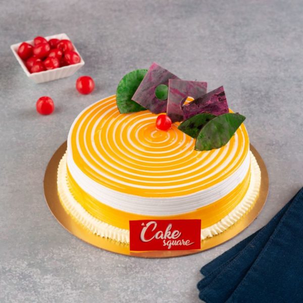 Swirly-mango-birthday-cake