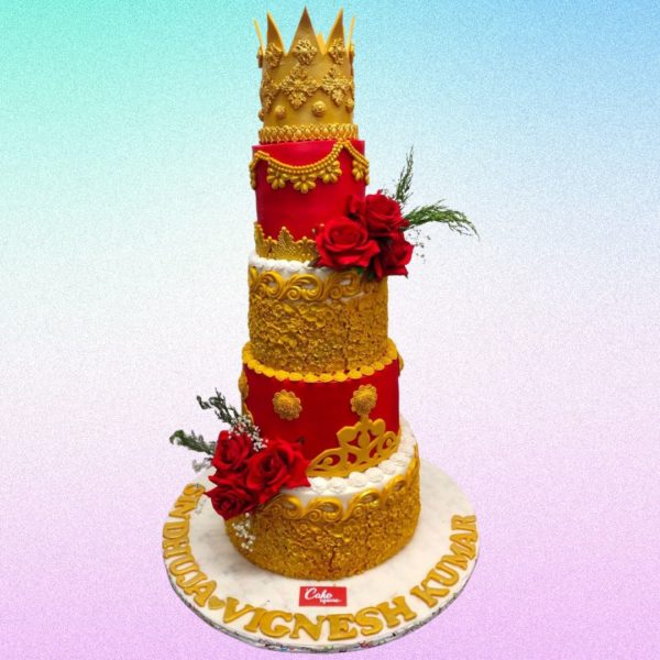 Tall And Unique Wedding Cakes