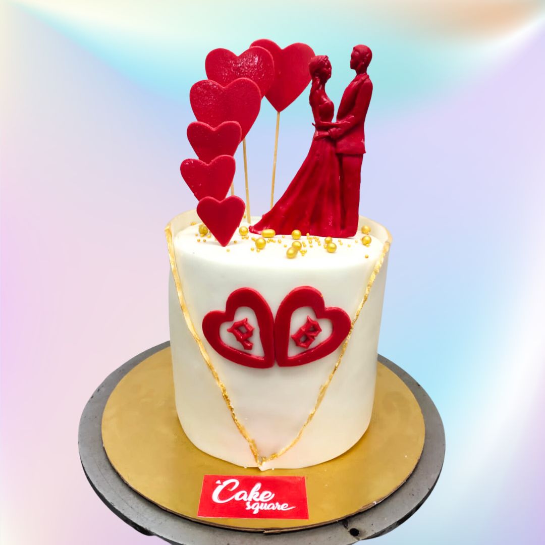 Capturing Love's Essence: Introducing the Cute Couple Cake