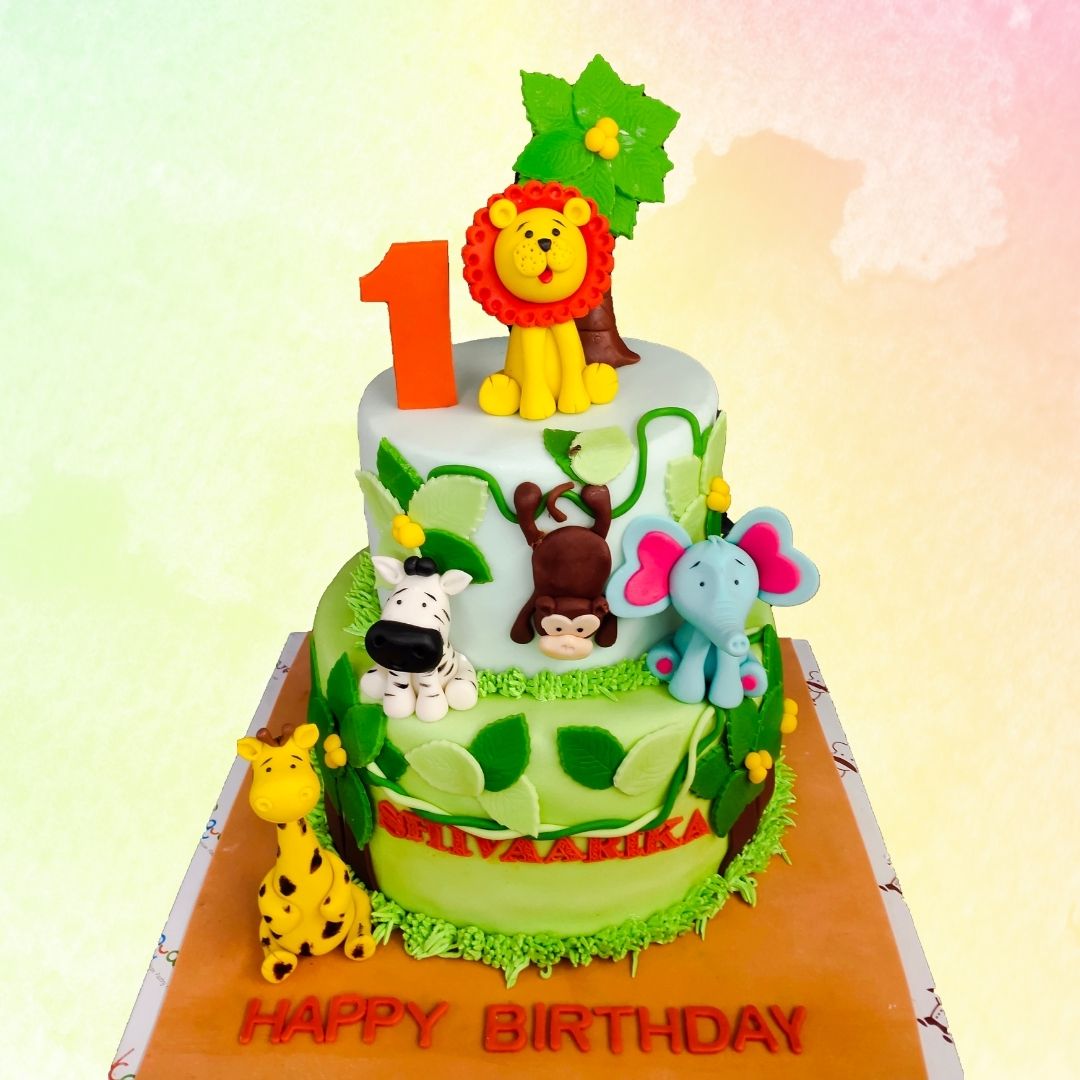 Fondant Little Girl Birthday Cake, First Birthday Cake Topper, Handmade  Fondant Girl with Umbrella, Showerered with Love Birthday Party