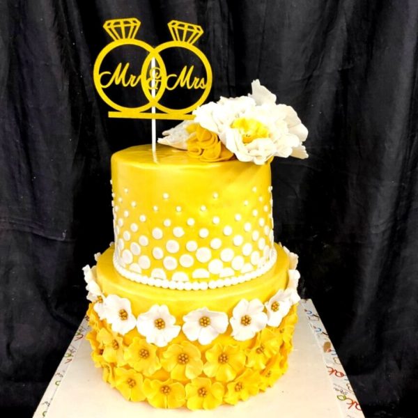 Yellow Flower Beauty Cake