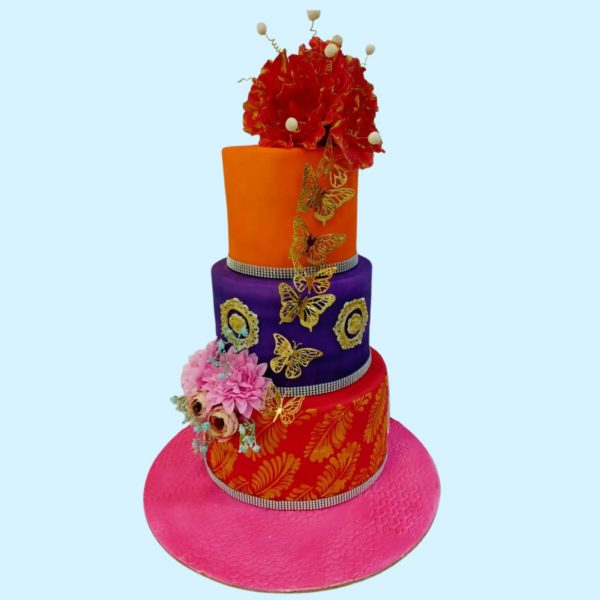 Colorful Wedding Cake / Engagement Cake