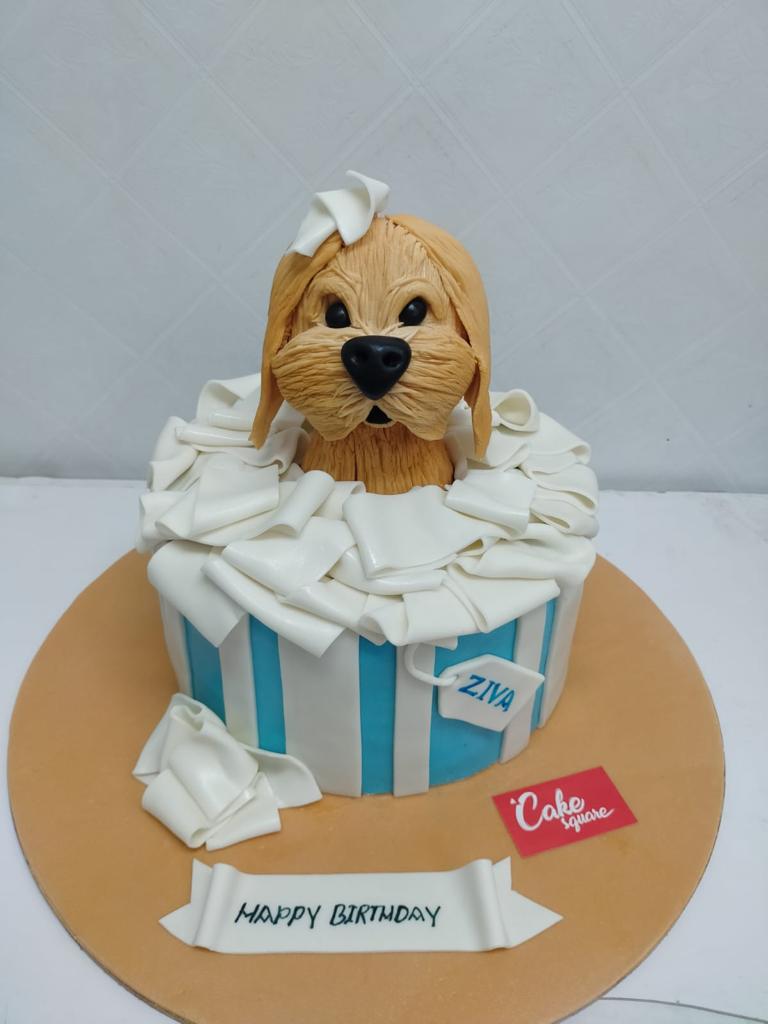 Dogs theme cake- birthday cake for dog lovers - Cake Square Chennai
