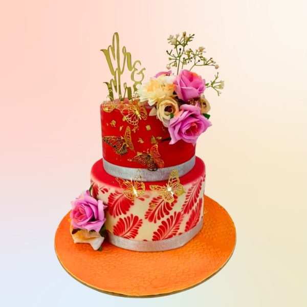 Fancy Wedding Theme Cake 62