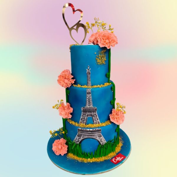 Fancy Wedding Theme Cake 63
