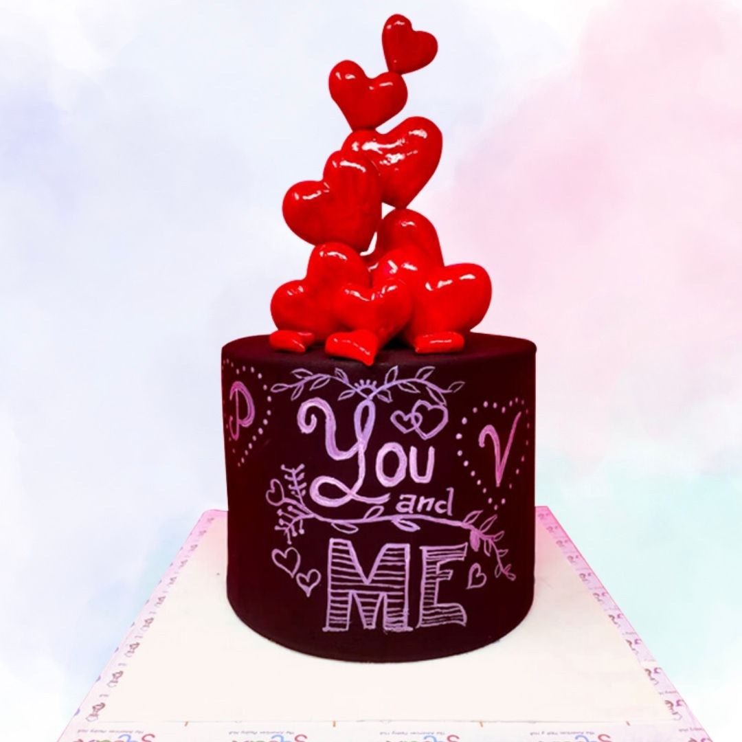 Heart Cake 5/ Customised Heart Cakes/Trending Anniversary Cake