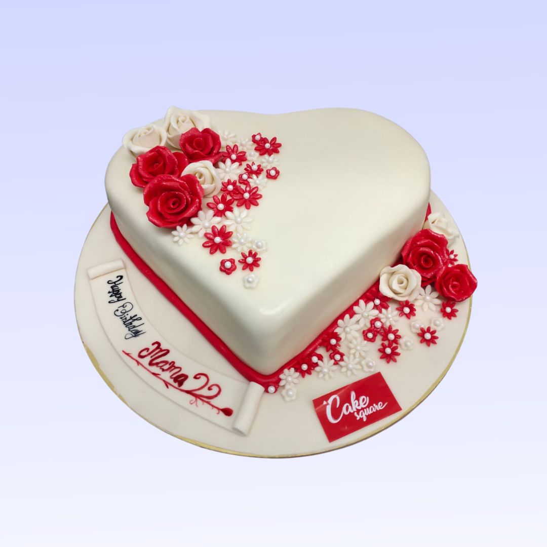 Love Heart Shape Cake - Asansol Cake Delivery Shop-cacanhphuclong.com.vn
