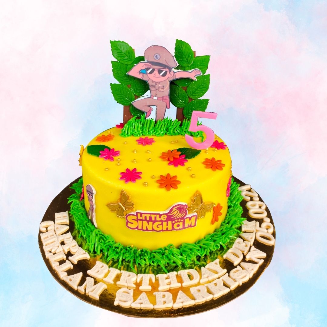 A cake for a kid whose a fan of little Singham n krishna… | Instagram-sonthuy.vn