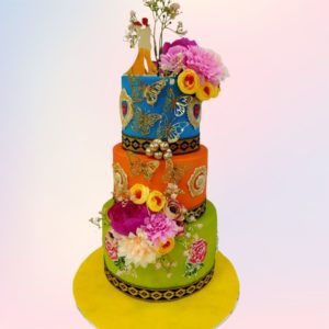 Most Colorful Wedding Cake